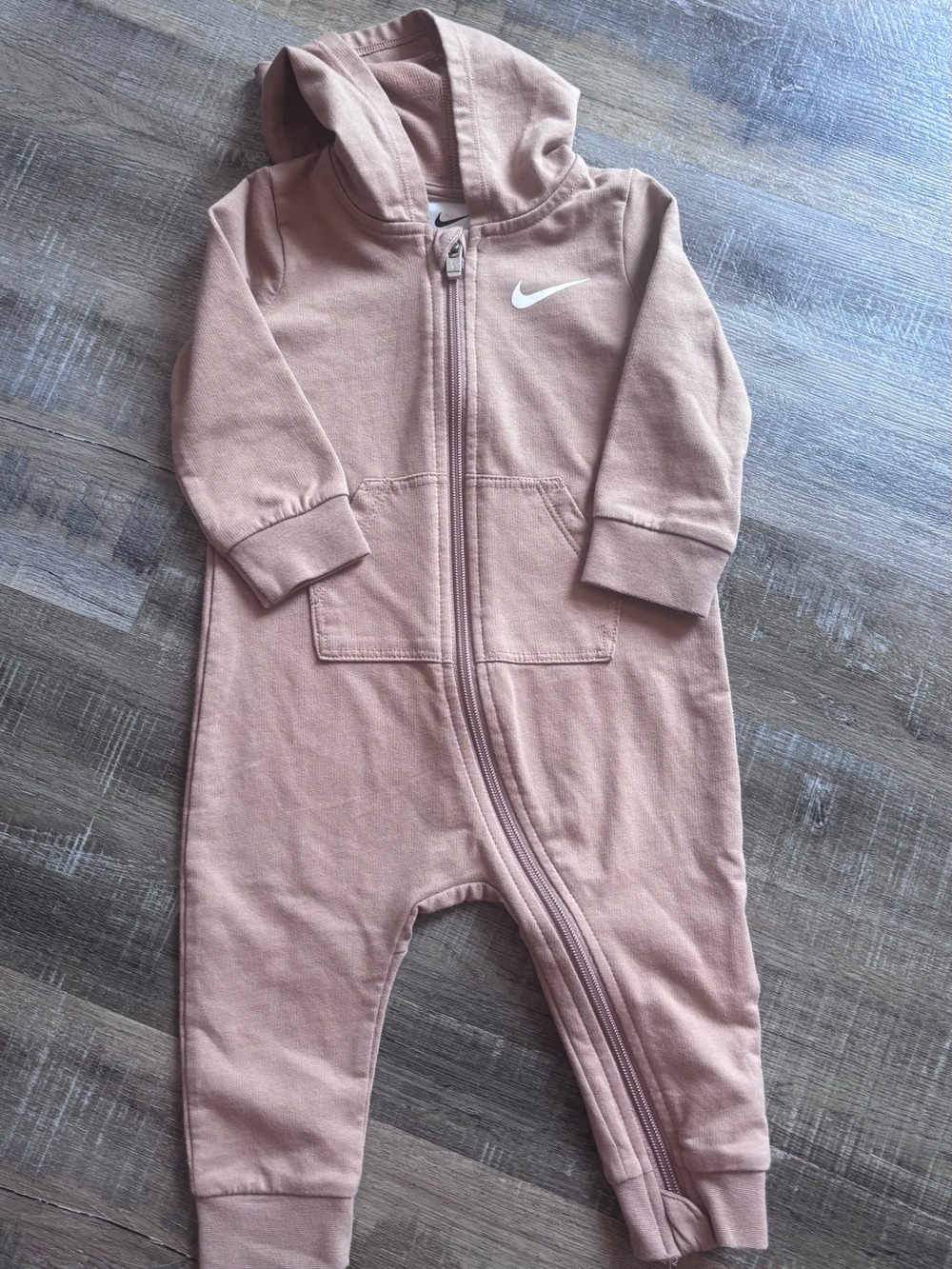 Nike Sportswear Baby Coverall Boys 9 Mo. Full Zip Hooded